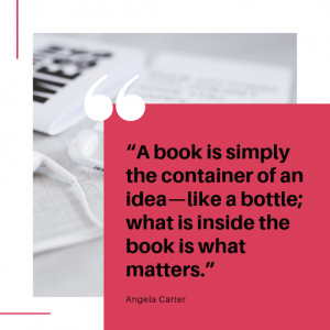 A book is simple the container of idea--like a bottle; what is inside the book is what matters. Bes Quotes on writing for writers